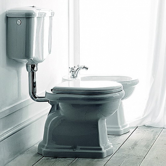 Чаша унитаза Kerasan Retro горизонтальный выпуск 101101bi +крепеж верт.7603br