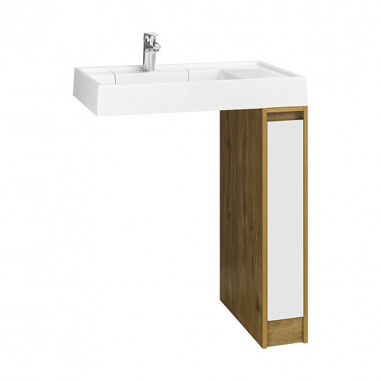 Фасад для тумбы Aquaton Лондри 20 1шт. Белый 1A275001LH010 (без корпуса, только фасад)