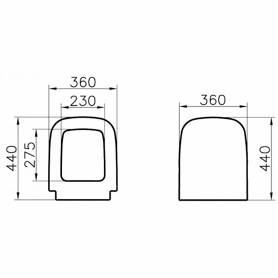 Сиденье для унитаза Vitra S20 77-003-001