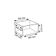 WK Kammer WB-180-M Плетеная корзина с крышкой 32*32*20