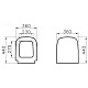 Сиденье для унитаза Vitra S20 77-003-001