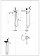 Смеситель напольный Boheme STICK 129-GG золото