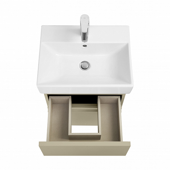 Тумба с раковиной Roca Oleta 50 2 ящика A857638515, капучино