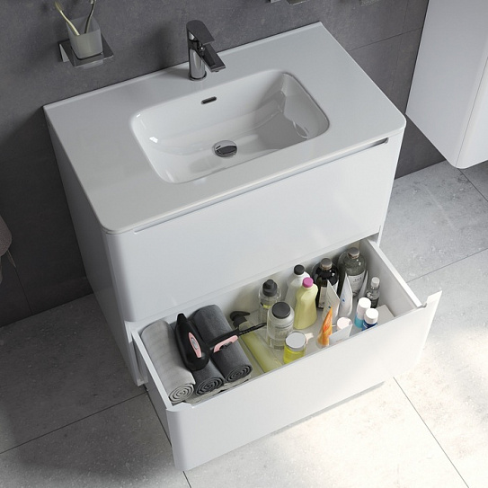 Тумба с умывальником, напольная, 80 см IDDIS Edifice EDI80WFi95K