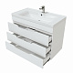 Тумба напольная с раковиной MIRSANT Soho Quadro 100/2  УТ000080650