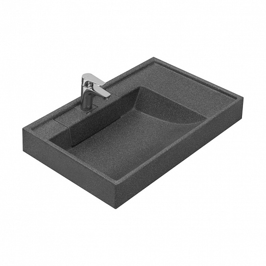 Раковина Aquaton Рейн 80 графит 1A72113KRW210