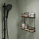 Стойка для душа, черная матовая, Ideal Spa, Milardo, ILS70B0M17