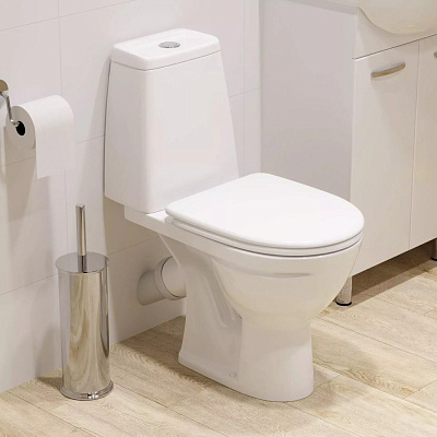 Унитаз безободковый Sanita Марс WC.CC/Mars/2-DM.Rim/WHT.G/S1