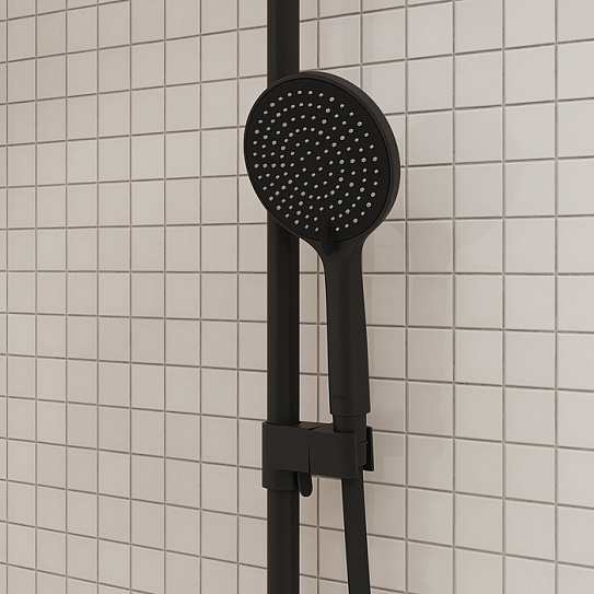 Душевая система с тропическим душем Iddis Aiger AIGBL3Fi06