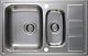Мойка кухонная двойная Longran Lotus LTP780.500.15, 78x50x20, двойная
