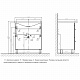 Тумба под раковину Orlando 700-0-2 графит (для раковины 217257) Velvex tn.ORL.CLA.70.2Y графит