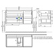 Тумба под раковину 100см Iddis Edifice EDI10W1i95