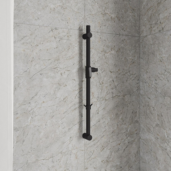 Стойка для душа, черная матовая, Ideal Spa, Milardo, ILS70B0M17