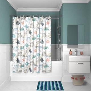 Штора для ванной комнаты Iddis 200*180см  B23P218i11