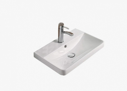 Раковина керамическая Velvex 80см, модель 9595(80)