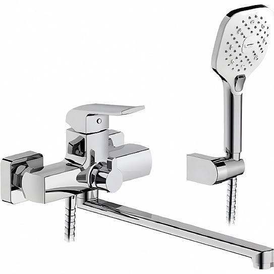 Смеситель для ванны Gappo G2250-8 латунь,  длинный поворотный излив