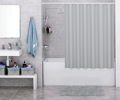 WasserKRAFT Oder SC-30501 Шторка д/в с кольцами серый
