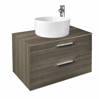 Тумба под раковину Roca Victoria 80 городской дуб 2 ящика A857470402