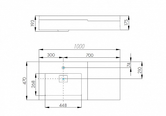 Раковина Акватон Сакура 100 1A71973KSK010