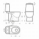 Унитаз-компакт Sanita Luxe Best (сиденье дюропласт, микролифт) BSTSLCC04020522