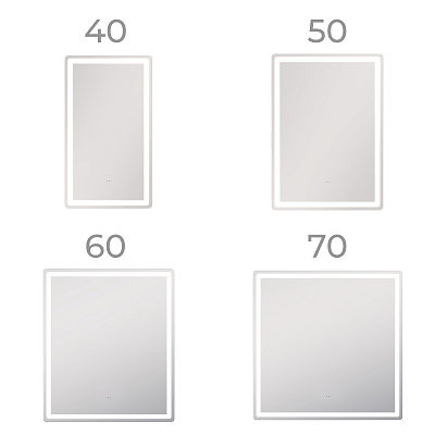 Зеркало в ванную 60х70 Vigo Geometry Classic 600