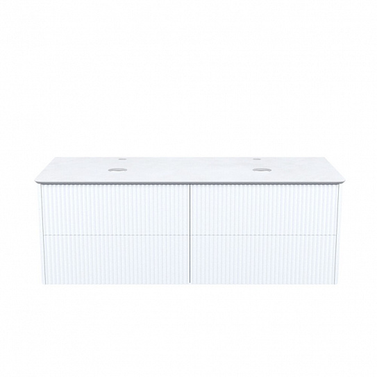 Тумба подвесная IDDIS Aiger, со столешницей (OPH12W0i89), 120 см, белый AIG12W0i95K