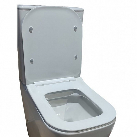 Сиденье унитаза CHIKA Ctrutti SPA CT8891 дюропласт с микролифтом и креплениями