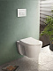 Безободковый подвесной унитаз Vitra S40, антибактериальная глазурь, 7759B003-0075