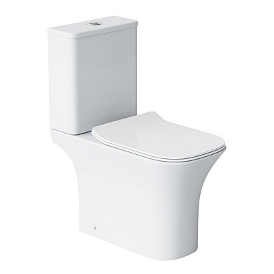 Унитаз-компакт безободковый MONTEREY ZT-T1215 смыв торнадо