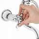 Смеситель для ванны с коротким изливом Iddis Sam SAMSB02i02
