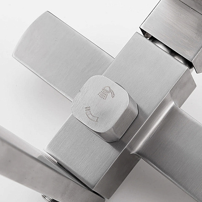 Смеситель для ванны Frap H802 F22802 универсальный нержавеющая сталь