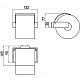 Держатель для туалетной бумаги Emco Vara 420000100 (без крепежа)