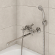 Смеситель для ванны поворотный Milardo Duplex DUPSBL2M10