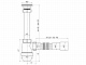Сифон Ани 1 1/4"* 40с гибкой трубой 40х40/50 Aniplast C1015
