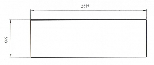 Панель фронтальная 1Marka FLAT 180 Dinamika/AELITA/Modern/Elegance