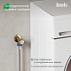 Кран угловой с отражателем IDDIS 910B0A6C2GDZ 1/2; 1/2, кран-букса латунь золото