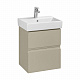 Тумба с раковиной Roca Oleta 50 2 ящика A857638515, капучино