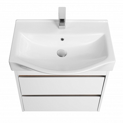 Тумба под раковину Aquaton Нортон 65 белая 1A248801NT010