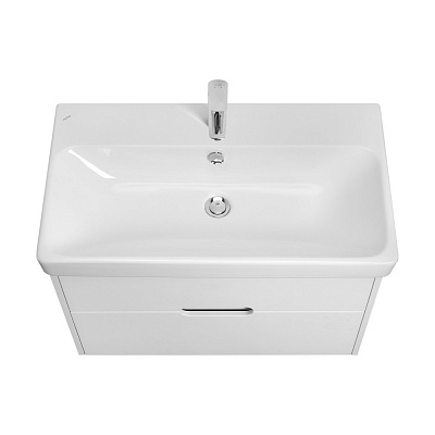 Тумба под раковину Оливия 80 AQUATON белый матовый (под раковину 239414) 1A283101OLVG0