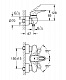 Смеситель для душа GROHE EUROSTYLE 33590003