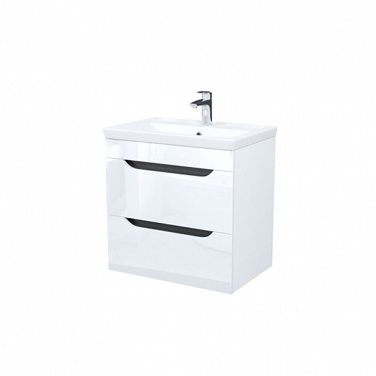 Тумба с раковиной IDDIS Ray (4076000i28), подвесная, 60 см,белый, RAY60W0i95K