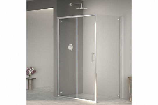 Душевой уголок 100х80 RGW PA-145 прямоугольный/хром/прозрачное/6 мм (Easy) 020814580-11