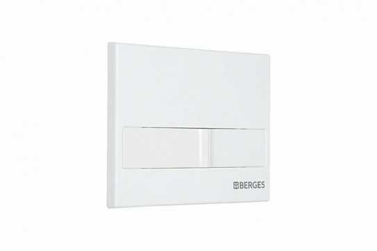 Кнопка для инсталляции BERGES NOVUM L1 белая 040011