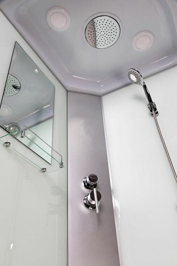 Душевая кабина 100х80х215 Niagara NG-43085-14Q низкий поддон 13см, стекло матовое