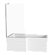 Шторка на ванну 90см Good Door Screen BS-90-C-CH ПД00098