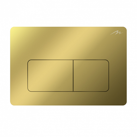 Инсталляция 3в1 для подвесных унитазов Monterey H508A , клавиша золото матовое, шумоизоляционная плита