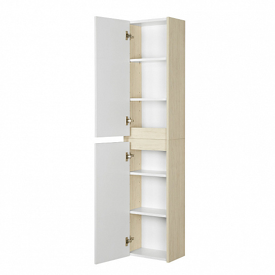 Полуколонна 35 см Aquaton Сканди белый, дуб верона 1A255003SDB20