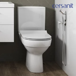 Унитаз компакт Cersanit CITY Clean On 011 3/5 DPL EO slim S-KO-CIT011-3/5-COn-S-DL-w
