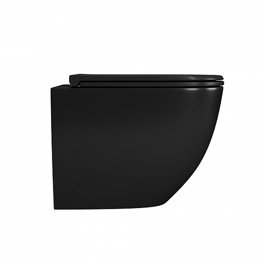 Унитаз подвесной безободковый черный DK Matrix DT1396025