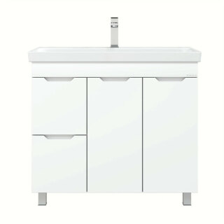 Тумба напольная для раковины Onika АЙЛЕНД 90 с корзиной 109030